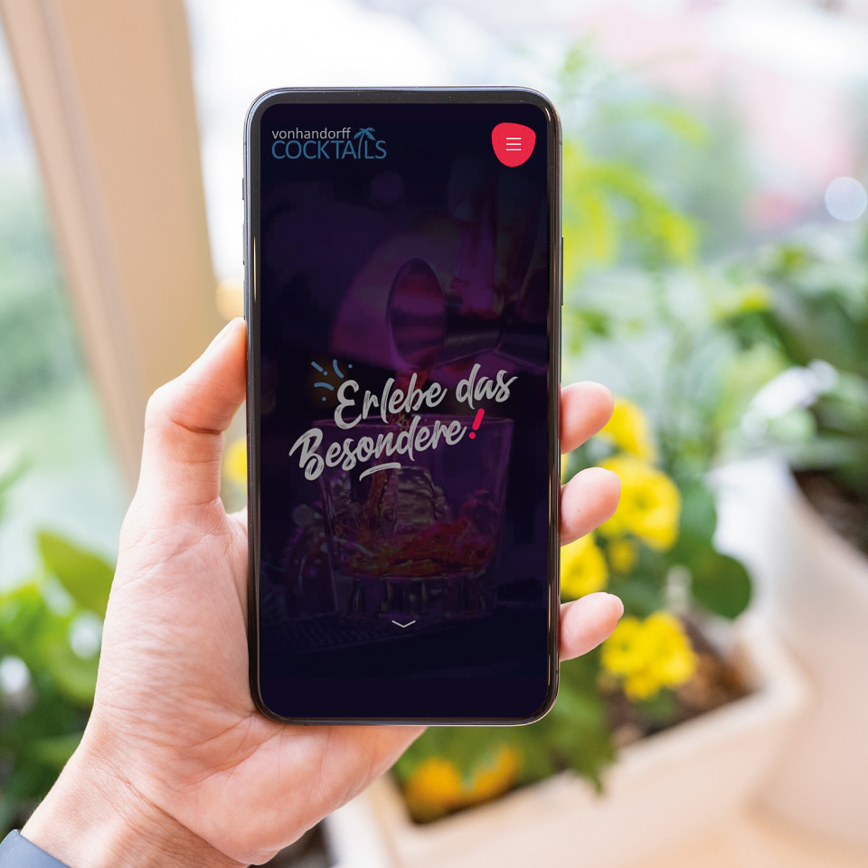 Neues: Responsive Webdesign von Handorff Cocktails